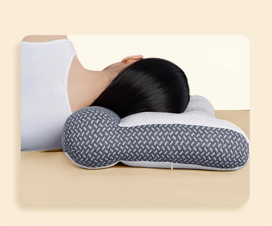 Miniatura 5 de Eedvrko Almohada cervical súper ergonómica 2023, protege tu cuello y columna vertebral para todas las posiciones de sueño, almohada con una altura