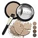 Eyebrow Powder Blonde - Natural Fill-in Eyebrow Makeup - Brow Power Water Resistant Includes Small Brush
