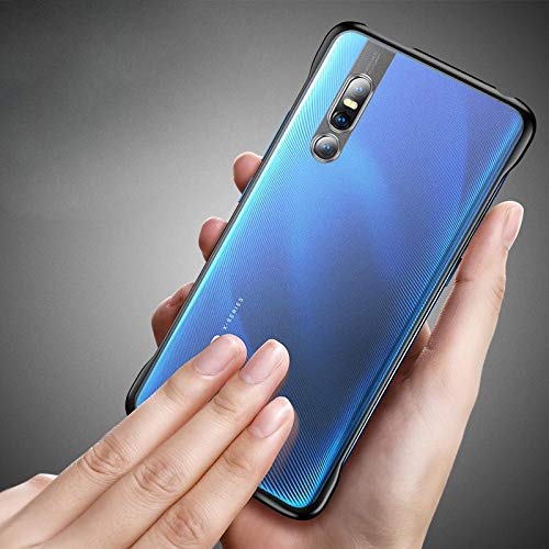 Image of REALCASE Vivo V15 Pro Back Cover | Ultra Thin Frameless Matte Hard Shock Proof TPU | Bumper Case Back Cover for Vivo V15 Pro (F-Red)