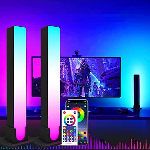 Smart LED Light Bars, GOADROM Gaming Light Bar with 20 Scene Modes and 8 Music Modes, RGB Ambiance Backlights with APP and Remote Control, Light Bar for Room, Movies, TV, Gaming Setup Room(Black)