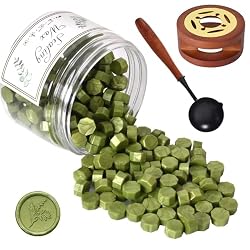 Sealing Wax Beads Set, Metallic Wax Seal Beads, 200 PCS O…