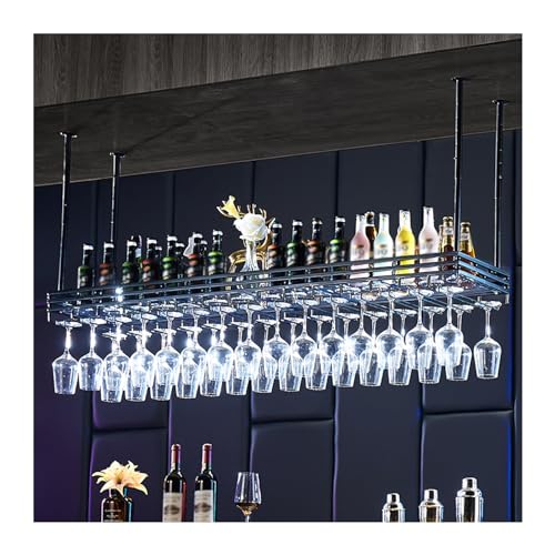 Barre de plafond en métal réglable et étagères d'alcool haut de gamme FANDIAO