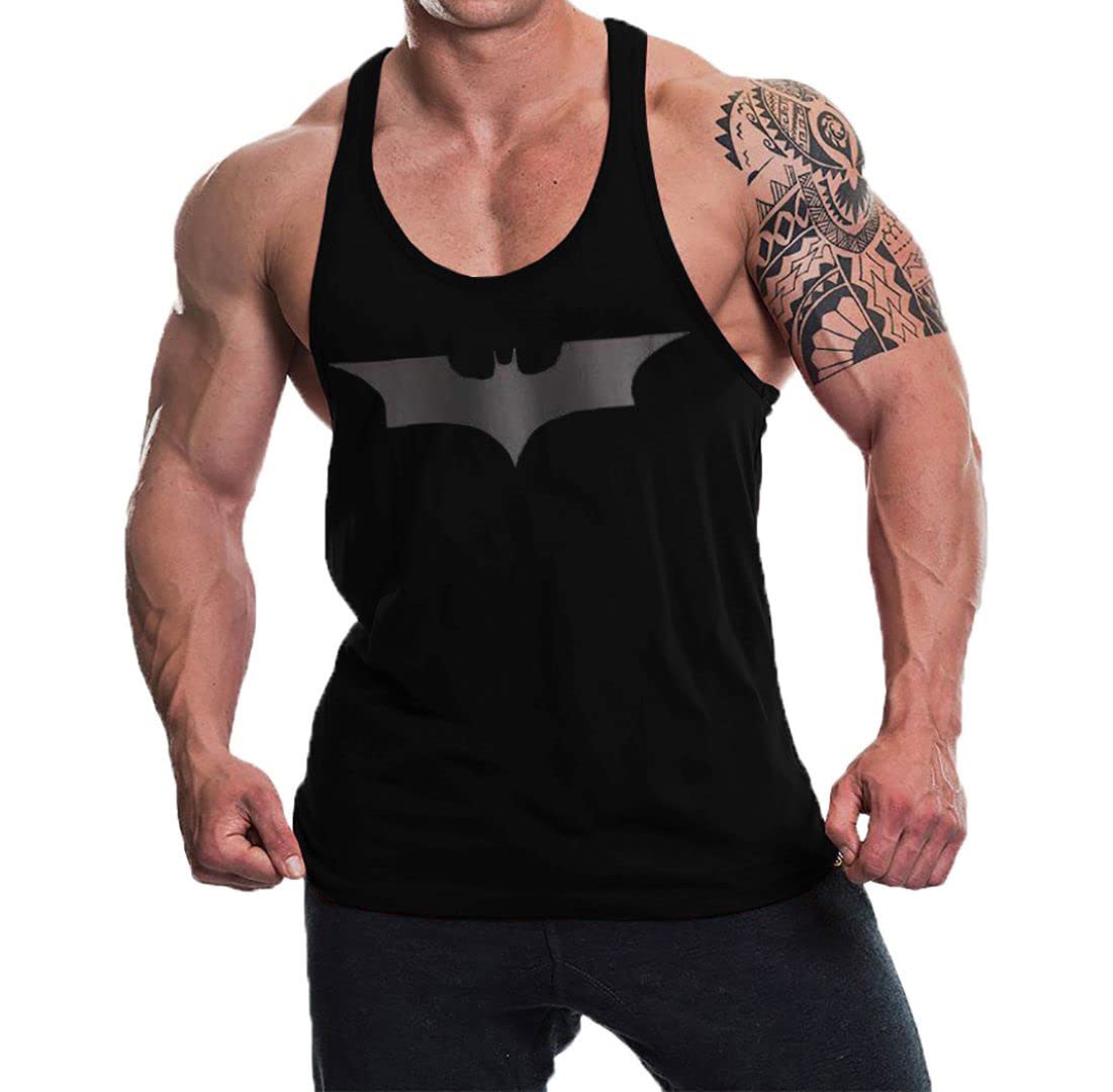 the blazze 0051 Men's Tank Top Muscle Gym Bodybuilding Vest Fitness Workout Train Stringers-picture-41