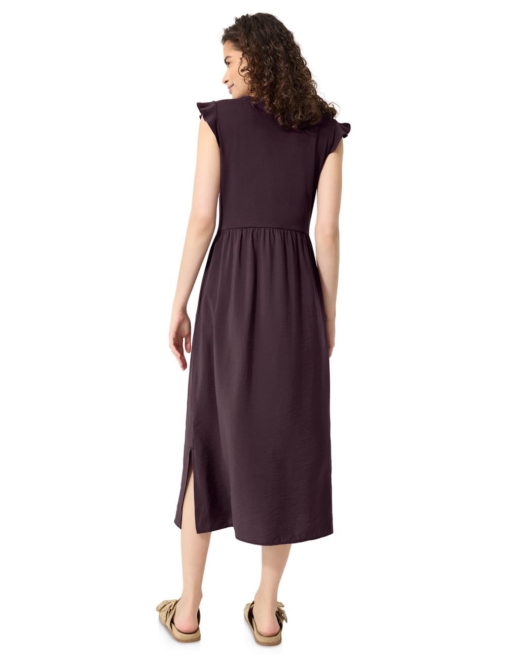 Street One Studio Midikleid im Strukturmix mit Rundhals