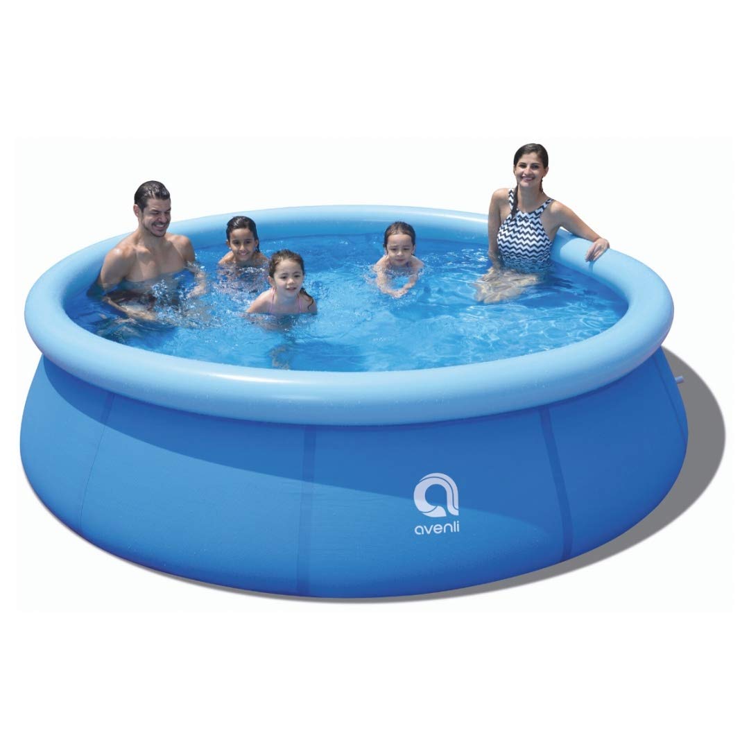 Avenli Piscine autoportée Marin Blue ronde, bleu, 300 x 76 cm