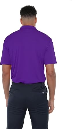 Official NCAA Collegiate Men's Sport Polo Short Sleeve Shirt Left Chest Logo Collection