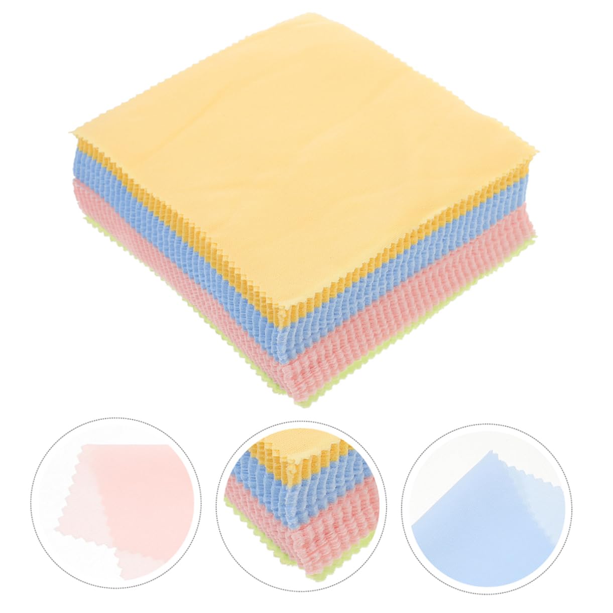 Didiseaon 200pezzi Microfibra Per Occhiali e Schermi Stracci Per Dispositivi Elettronici Assorbe Polvere Cellulari e Fotografiche
