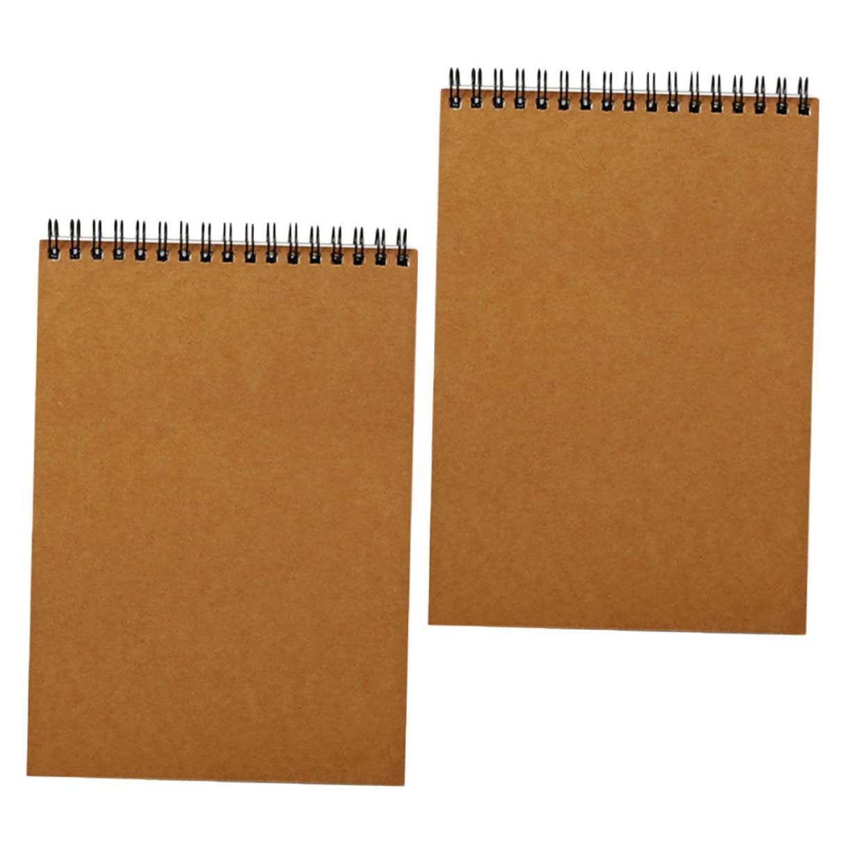 TEHAUX Carnet de Croquis à Spirale Papier Dessin Marron A4 Lot de 2
