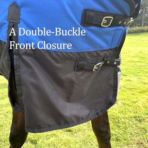 Image of Mini Horse /Pony /Donkey /Miniatur Horse Turnout Blanket, 1600D 220g Fill | Winter Turnout Blanket for Foal & Pony, Waterproof with Secure Adjustable Fit, Ideal for Stables, Paddock and Outdoor Turnout