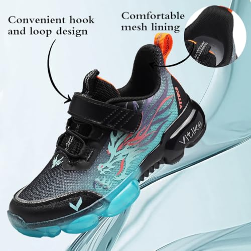 JMFCHI Kids Sneakers Boys Girls Tennis Running Shoes Outdoor Hiking Sneaker for Boys Athletic Breathable2