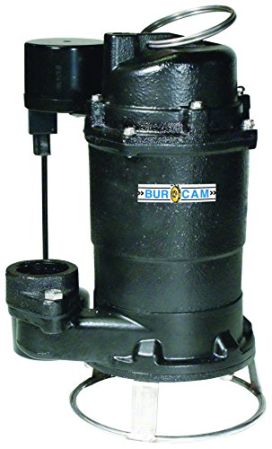 BURCAM 400700P 3/4 HP Sewage Grinder Pump