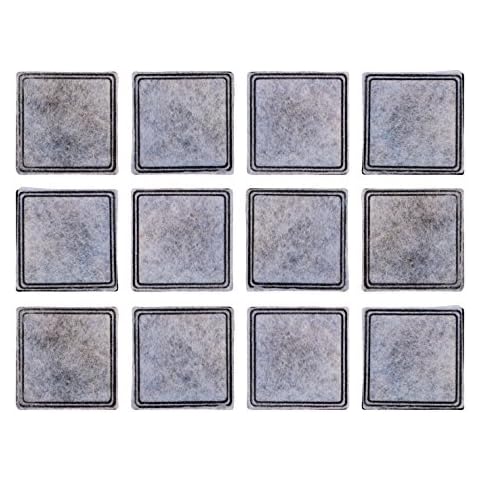 PETSTANDARD Replacement Filter Compatible with PetSafe® Fountain Aqua Cube®, Aqua Falls® and Current Pet Water Fountain, Pack of 12 Cover