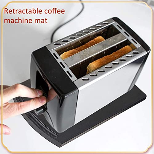 2 Pack Deslizante Cafeteira Bandeja Grande Bancada Deslizante Bandeja Para Under Cabinet Espresso Ma