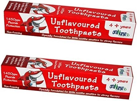 OraNurse 4+ Unflavoured Toothpaste x 2 Tubes