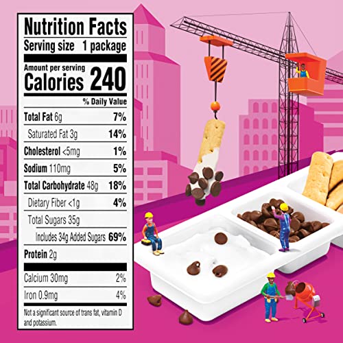 Lunchables S'mores Dippers Snack Pack With Honey Graham Sticks (Milk Chocolate Chips & Marshmallow Creme, 12 Ct Pack, 2.3 Oz Trays) #TOP4