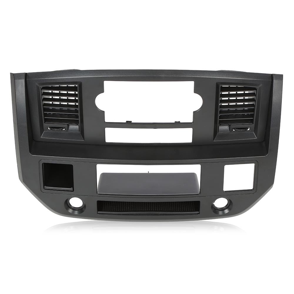 G-PLUS Center Dashboard Radio Climate Control Air Vent Bezel Panel Compatible with Dodge Ram 1500 2500 3500 Truck 2006-2008