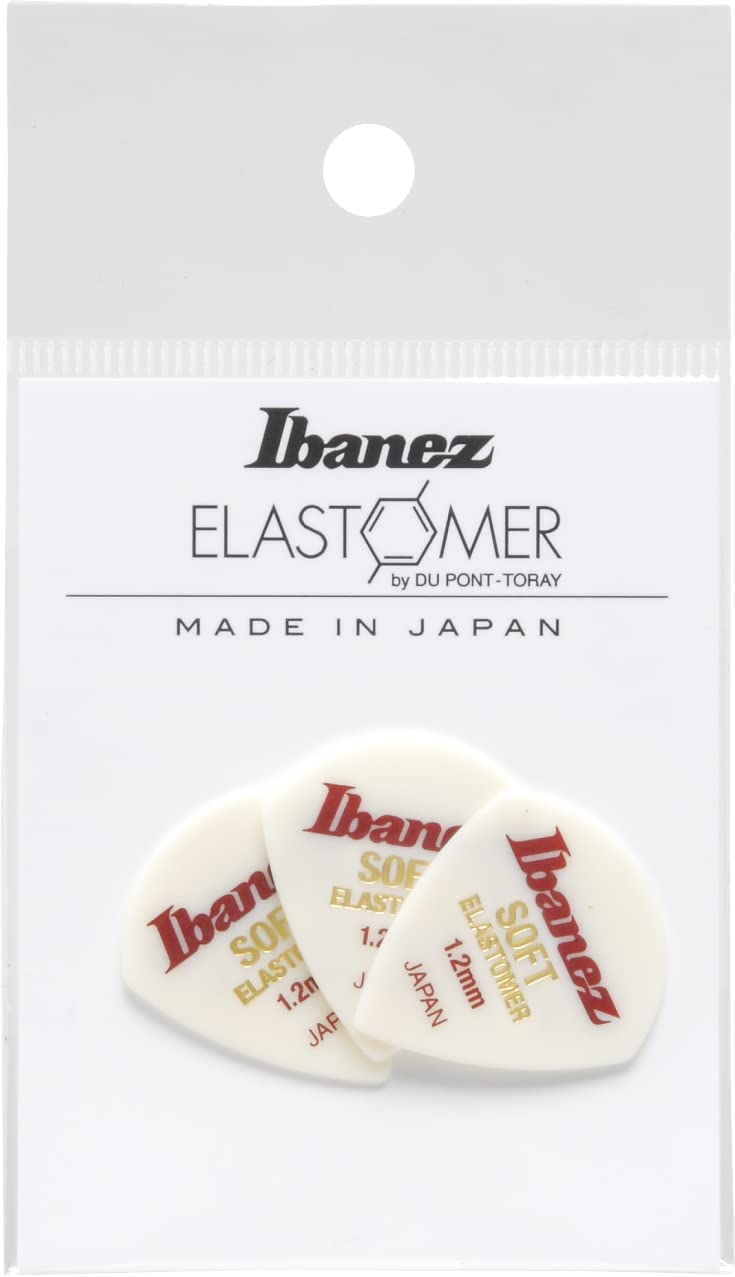 Ibanez Elastomer Series, BEL18ST12, Soft, 3 Pack 1.2mm, Short Teardrop, Mehrfarbig - Image 4