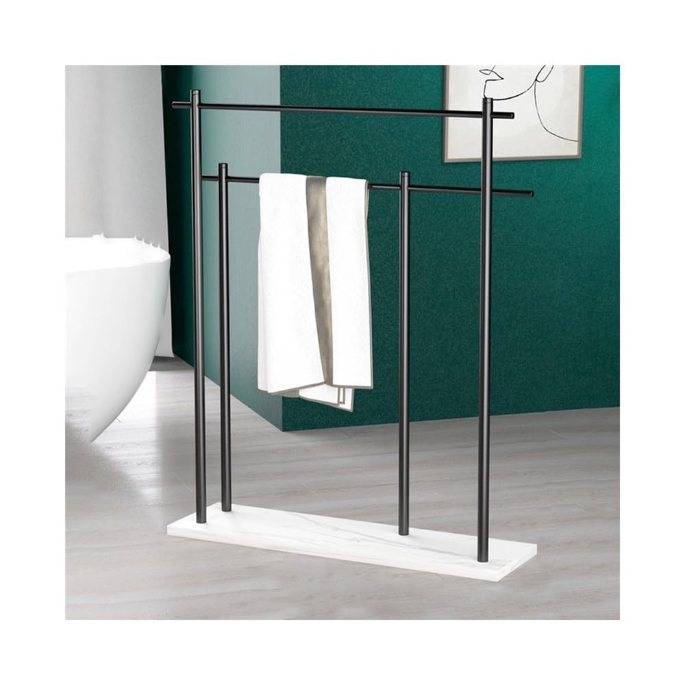 Towel Rack Floor-standing Towel Rack Bathroom Light Luxury Creative Marble Bathtub Storage Bar Free Standing Rail