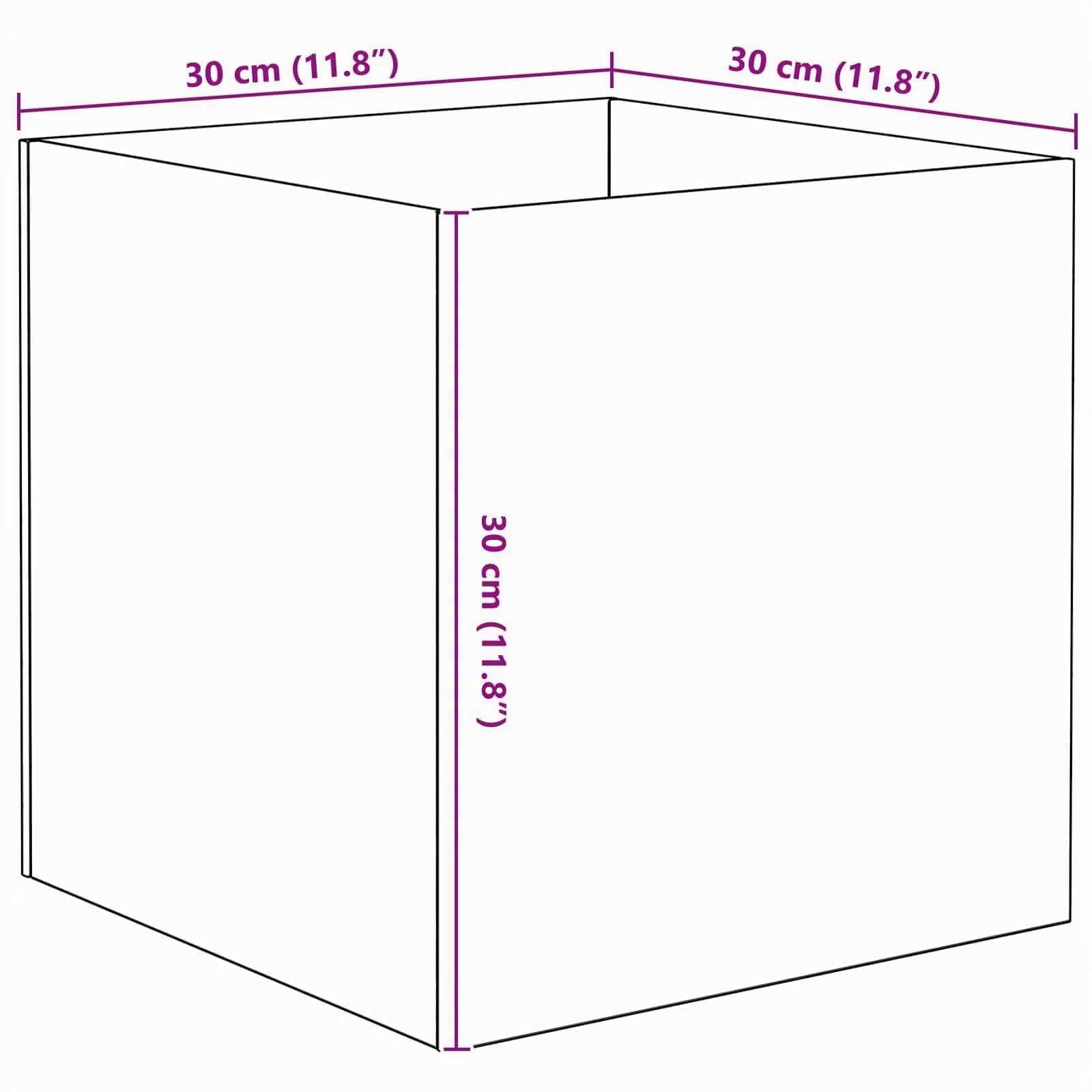 vidaXL Aquarium mit Speicher Transparent 30 x 30 x 30 cm Glas