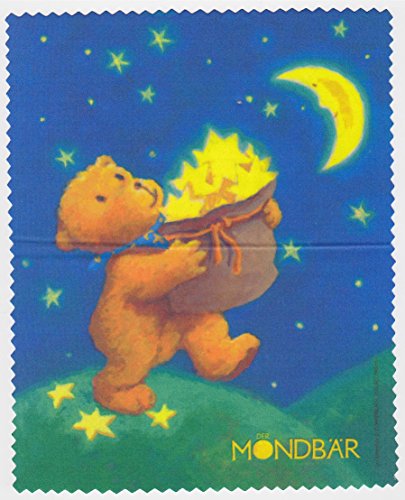 Preisvergleich Produktbild Microfasertuch zum Brille reinigen - Motiv MONDBÄR