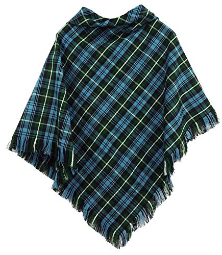 The Celtic Croft Lamont Homespun Tartan Shawl4