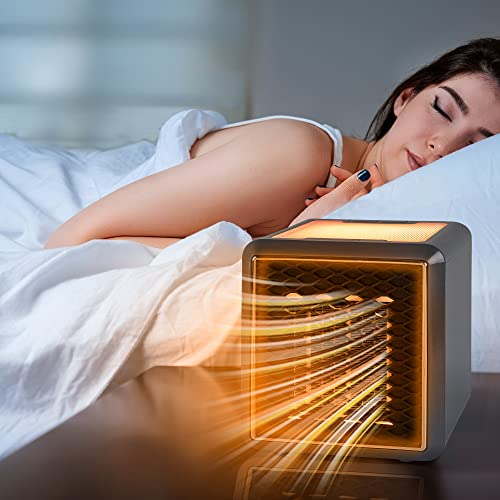 Ontel Handy Heater Pure Warmth 1200W Personal Ceramic Space Heater with Adjustable Heat - Portable, Quiet & Energy Efficient Small Space Heater for Bedroom, Office, Garage & More by Ontel - Image 6