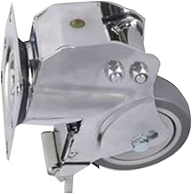 5-inch Shock-Absorbing Universal Wheel, Anti-Static Wheel, High Elasticity and Silent Design(Universal Brake Wheel)