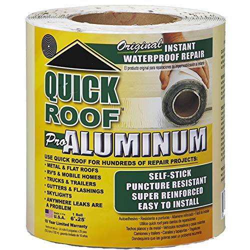Quick Roof Self Stick Instant Waterproof Repair And Flashing Wood 6 " X 25 '