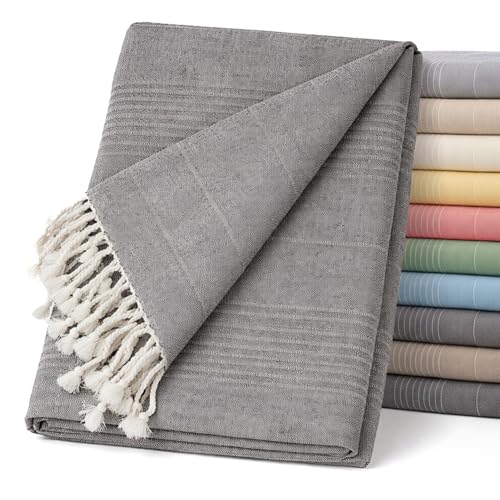 ECOMMERC3 Colcha Multiusos Tamaño 180x260 cm Tanto para Sofá como Cama Colcha Multiusos Marrón Colcha Decorativa para Sofá, Cama, Funda de Sofá Ligera y Elegante