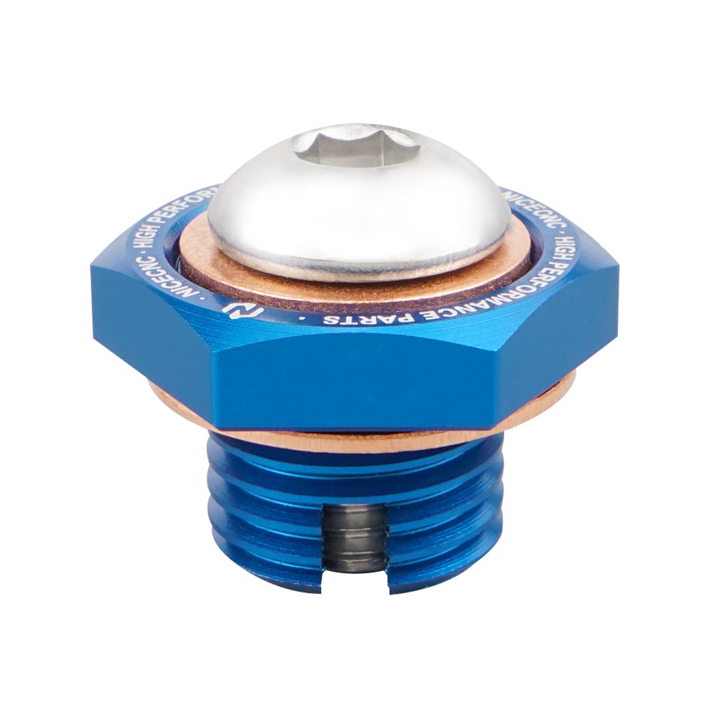 Motorcycle accessories ATV Reducer Oil Drain Plug for for Raptor 700 2006-2022 700R for GRIZZLY for WOLVERINE 450 2008-2013(Blue)
