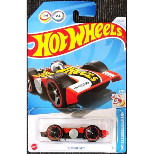 Hot Wheels Flippin Fast 103/250 Celebration Racers 6/10 New for 2024 ()