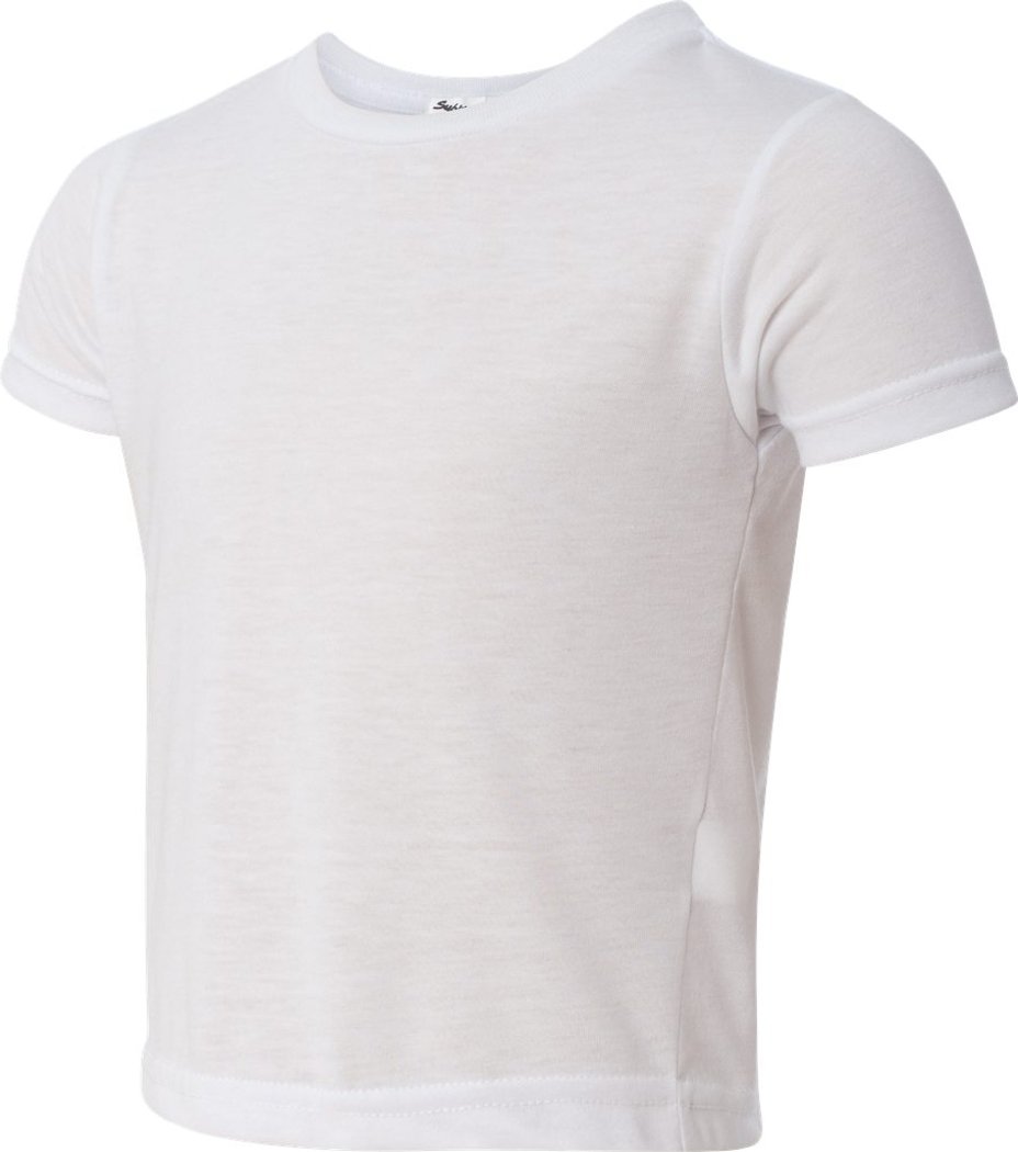 Sublivie 1310 Toddler Sublimation Polyester T-Shirt White 2T