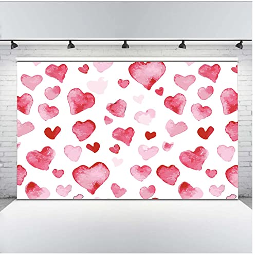 Fotohintergrund für Fotostudio, Hochzeit, Vinyl, 2,1 x 1,5 m, Rot – Bild 3