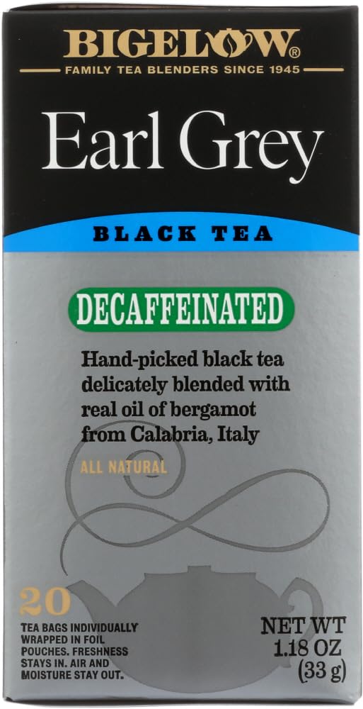 Bigelow Black Tea Decaffeinated Early Grey - 20 CT