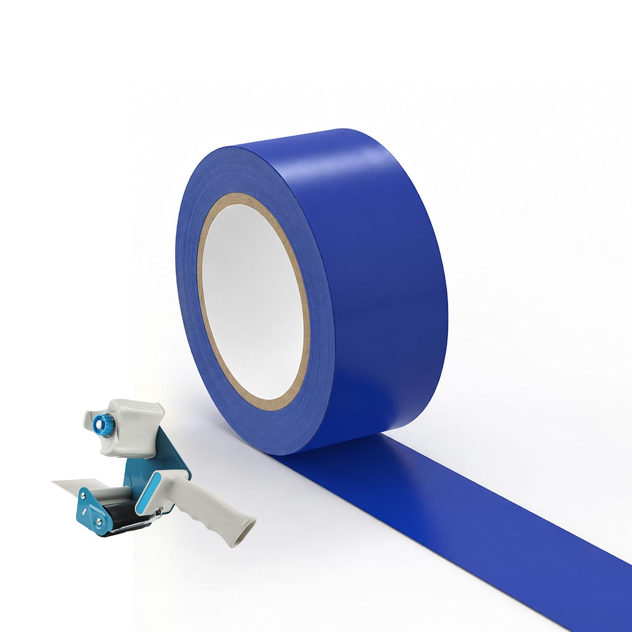 Bodenmarkierungsband, blau, PVC, 50 mm x 33 m, 36 Stück