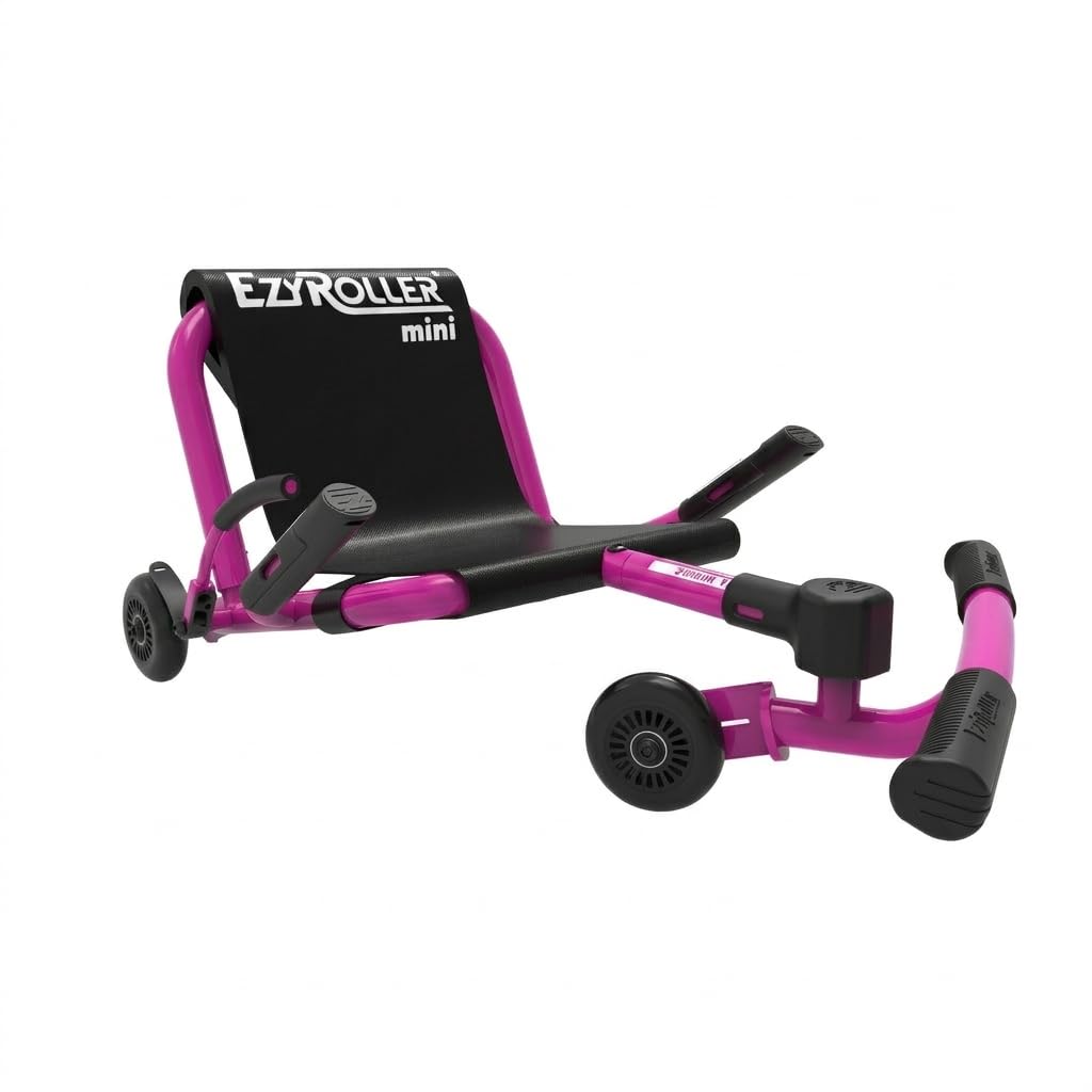 EzyRoller Kid's Trike Mini Ride On Children Tricycle Snake Kart (pink)