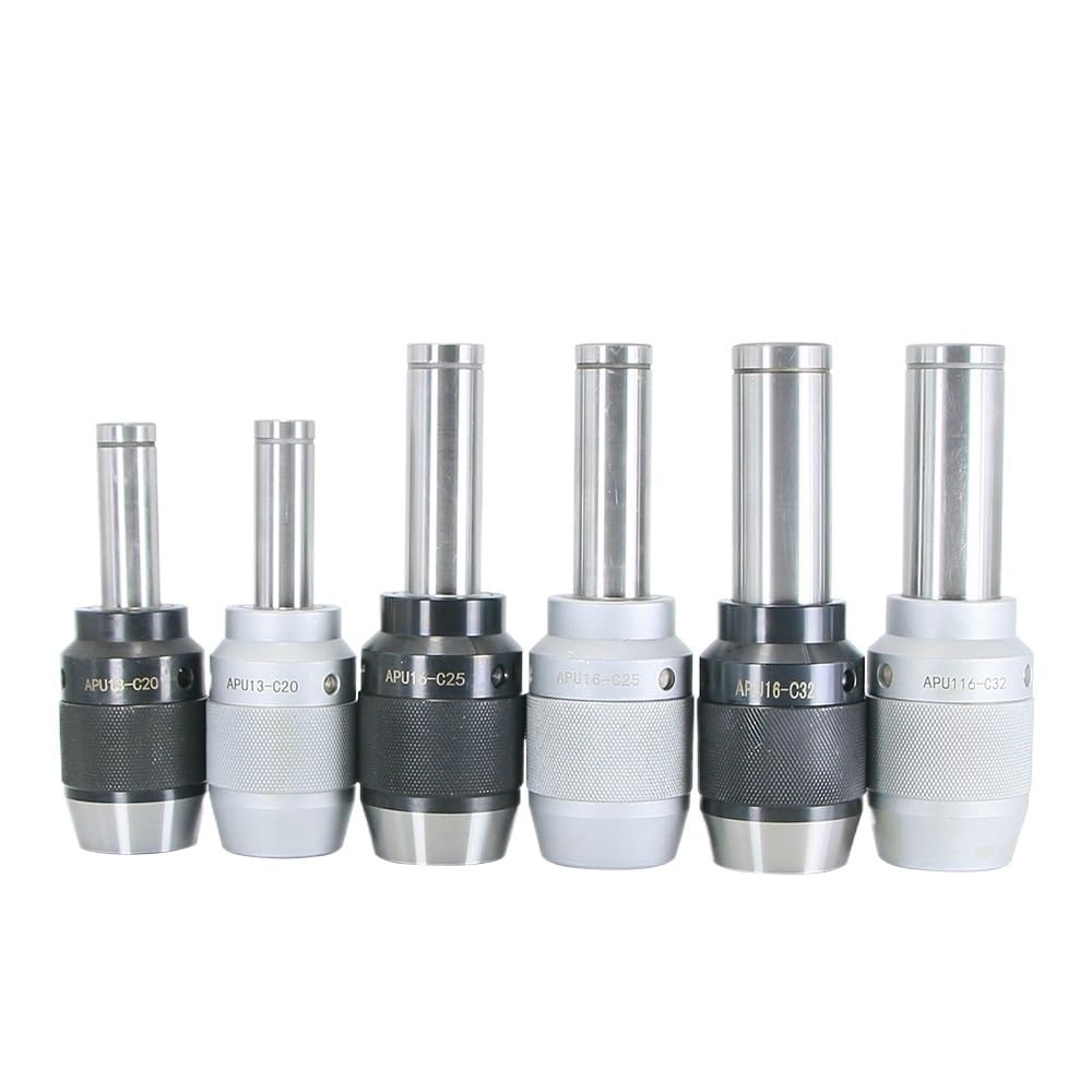 Wysokoprecyzyjny uchwyt wiertarski samozaciskowy C20 C25 C32 APU do frezarek - 1 szt.(Black,0.05mm C25-APU16)