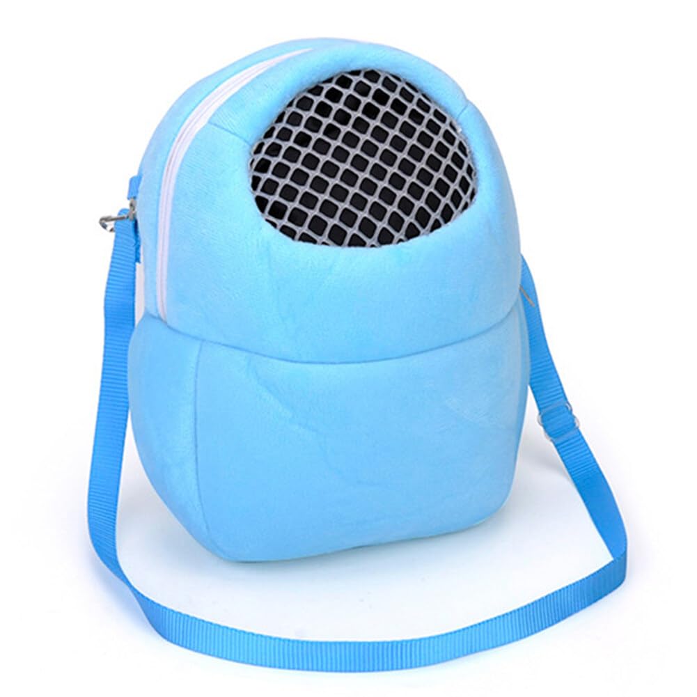 Hamster Travel Bag Pet Hamster Carrier Bags Portable Travel Bag Breathable Pet Small Bag with Adjustable Shoulder Strap for Hedgehog Hamster Chinchilla Guinea Pig
