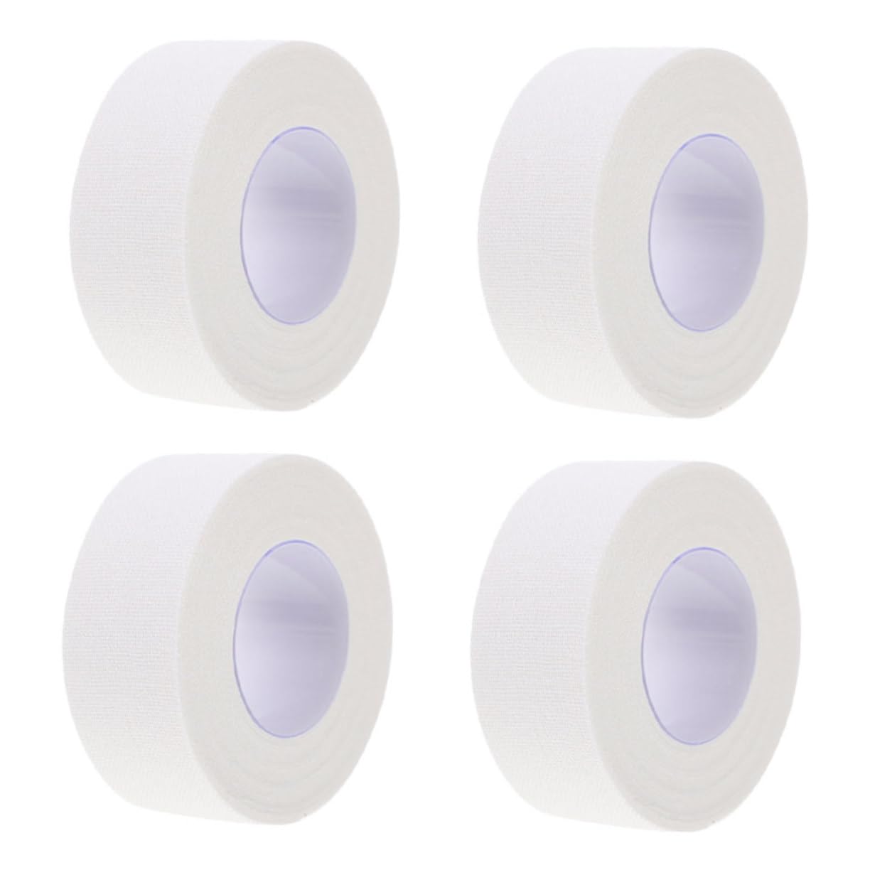 TOBBOMEY 4 Rolls Pressure Sensitive Tape Breathable Medical Tape Transfusion Fixing Tools Medical Supplies Strips Scar Safe Medical Tape Hospital Medical Tape Tearable Tape Cotton White