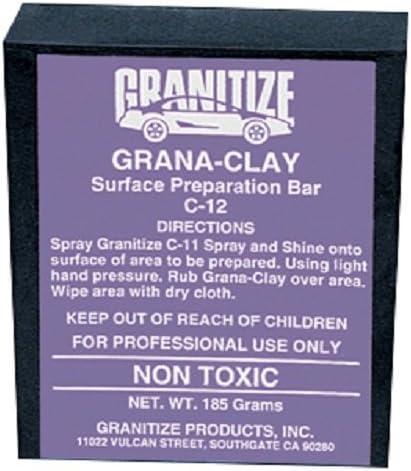 Granitize C-12P Auto Grana Clay - Heavy Duty - Purple - 180 gram bar