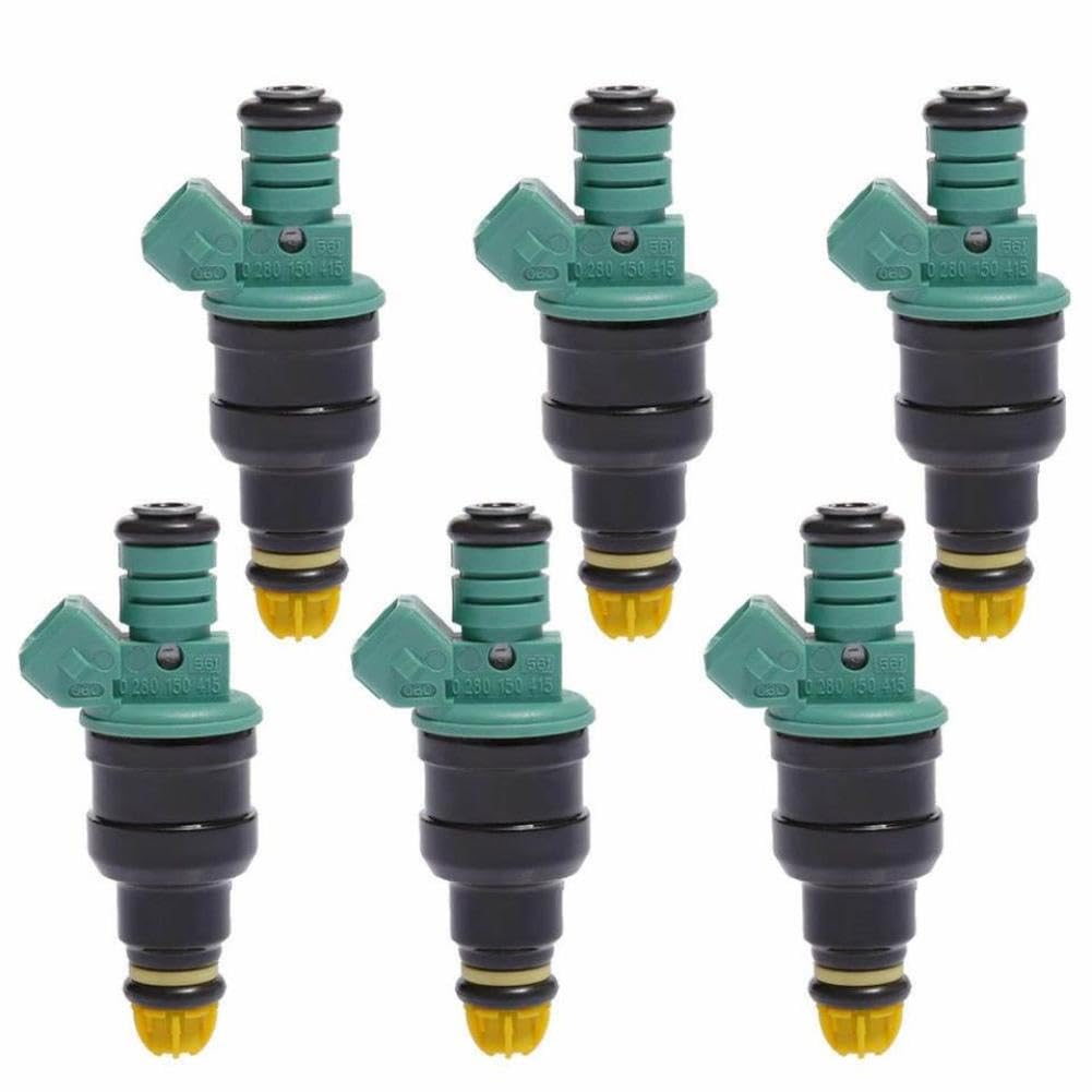 Ryauuqmae Onecolor Fuel Injector Nozzles Set Compatible With 323I 325I 525I M3 0280150415