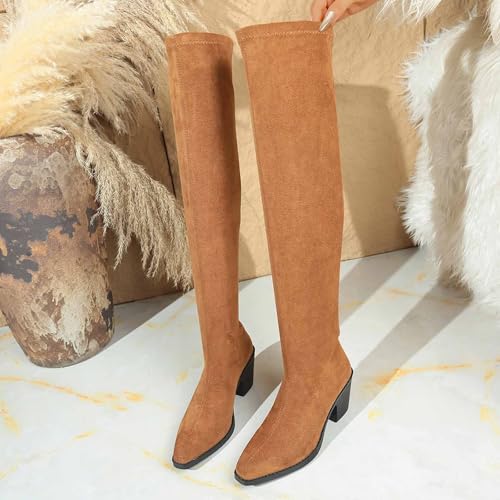 Botas sobre la rodilla para mujer: el calzado de tacón para tu tiempo libre 3