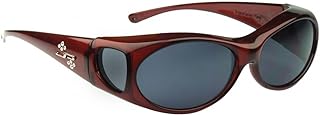 Jonathan Paul Fitover Sunglasses Aurora AR003S Claret Wine Frame Gray Polarized