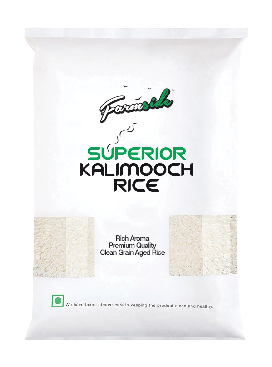 Farmside Superior Kalimooch Rice | Premium Aromatic Long-Grain Rice | Naturally Aged for Rich Flavor & Soft Texture | 5kg-image-12