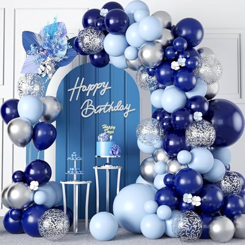 Image of TONIFUL Happy Birthday Sign for Backdrop - Glitter Silver Felt Banner - Includes Dot Glue - Perfect for Birthday Party Backdrop,Wall Decor,Balloon Arch,Photo Background