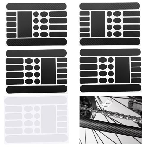 FinalCool 5 Piezas Protector Cuadro Bicicleta Pegatina,...