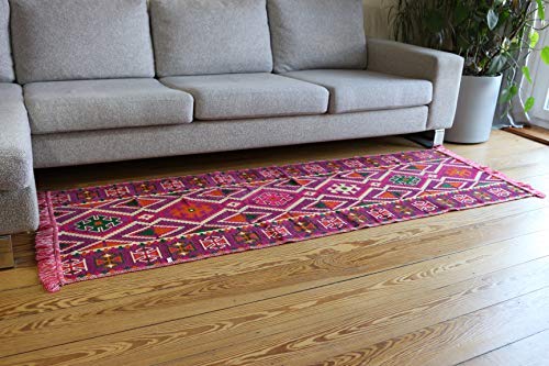 Elessar Novità, 200 cm, x 70 cm, Kelim, orientale, tappeto, tappeto, tappeto, tappeto da corsa, tappeto, tappeto da corsa, tapis, Alfombra, NEU, RS 1345