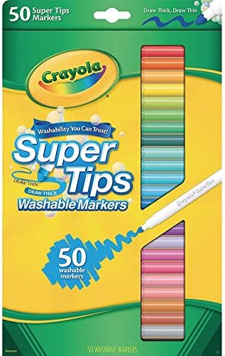 CrayolaSuper Tips Washable Markers Age 3+ - 50 Count