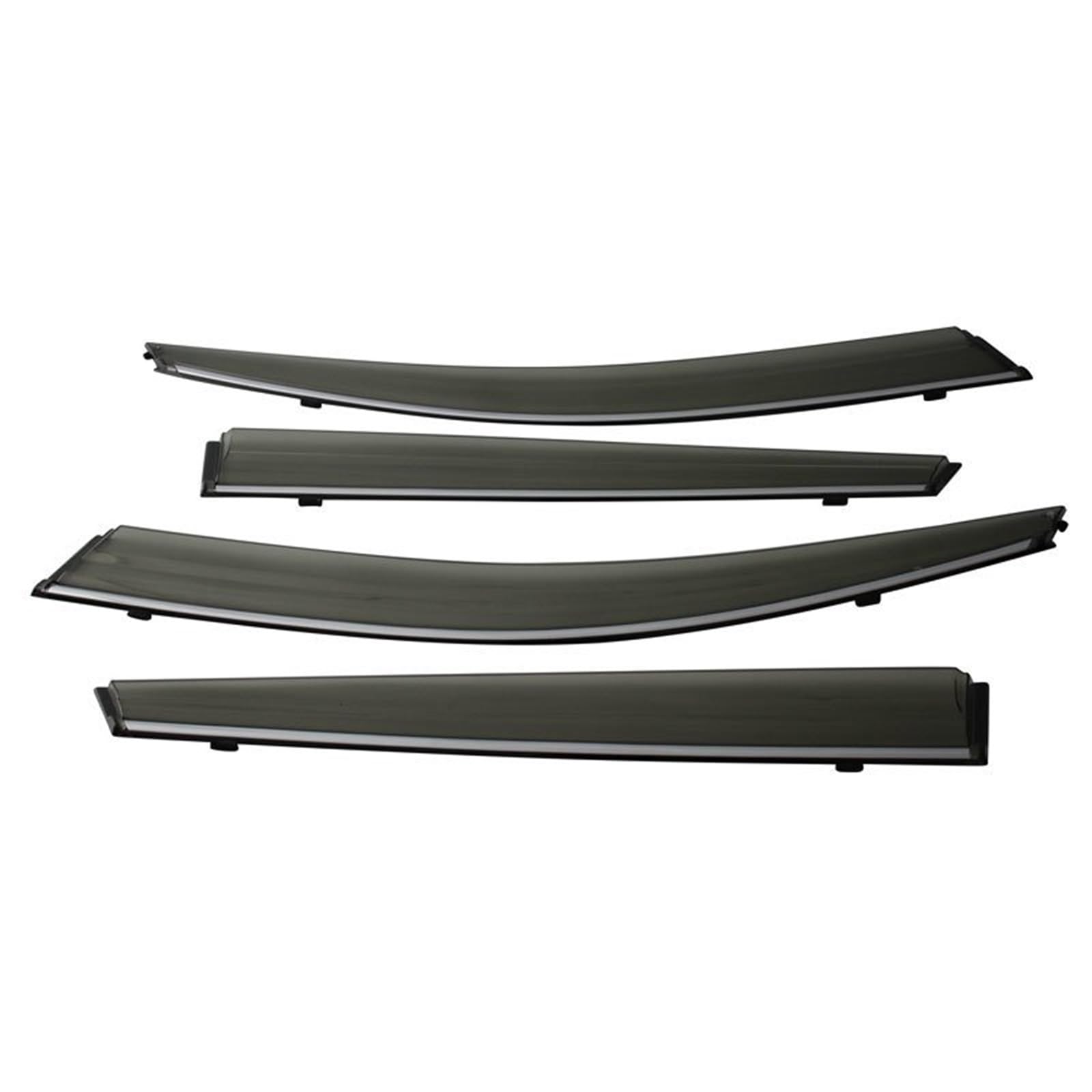 4pcs Car Side Window Visor Rain Guard Sticker Accessories for Ford F150 for Supercrew 2015 2016 2017-2021