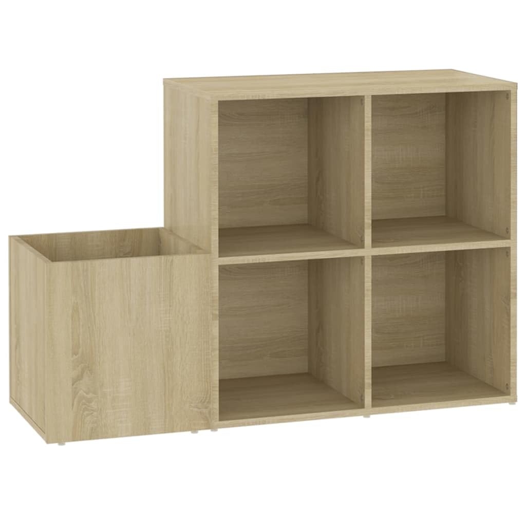 Zapatero moderno de madera noble Sonoma con estante de alta estabilidad